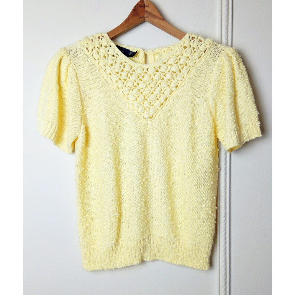 Vintage Yellow Women's Sweater